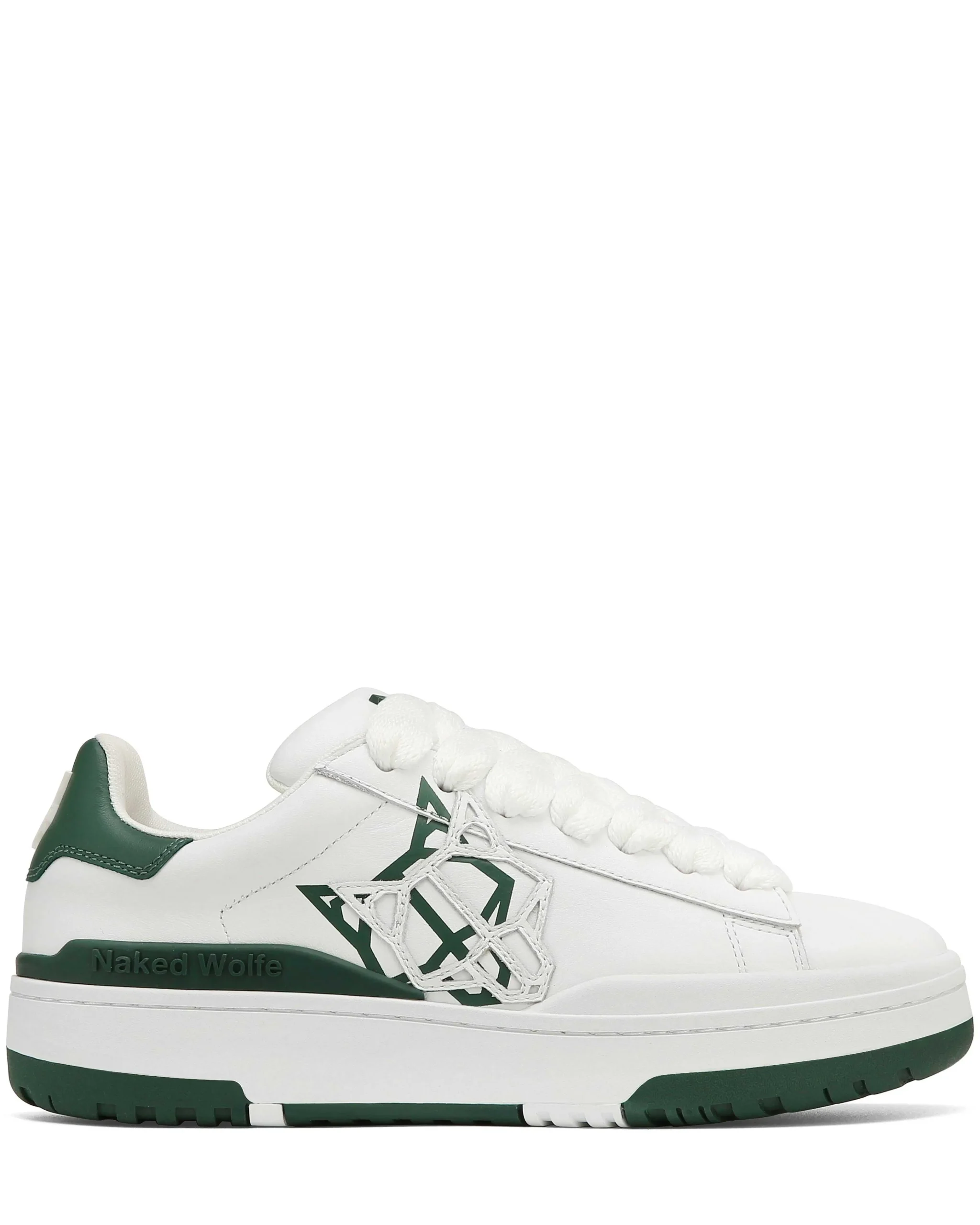 Archive White/Green Leather<Naked Wolfe Fashion