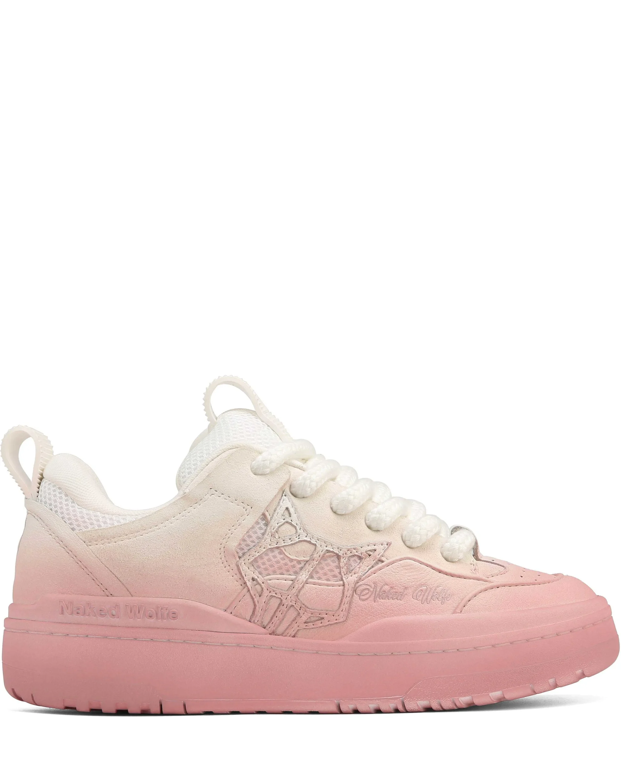 Area Pink Spray Genysis Leather/Mesh Pink/White<Naked Wolfe Shop
