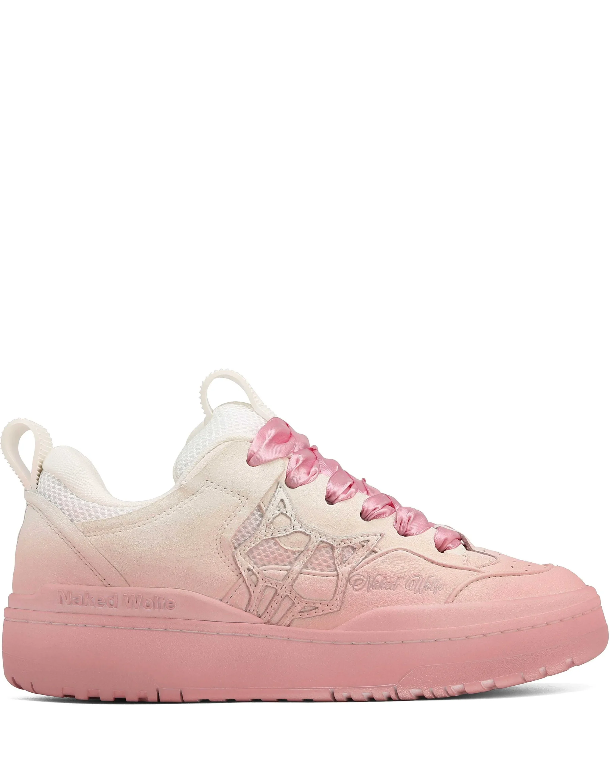 Area Pink Spray Genysis Leather/Mesh Pink/White<Naked Wolfe Shop