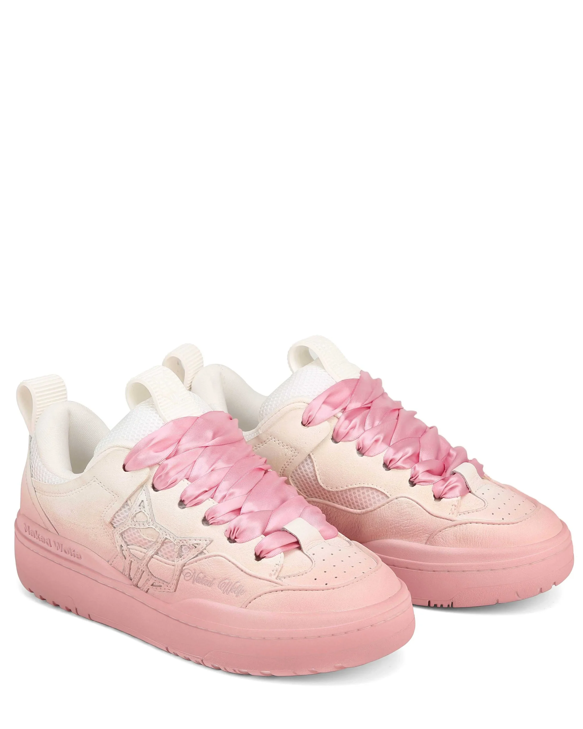 Area Pink Spray Genysis Leather/Mesh Pink/White<Naked Wolfe Shop