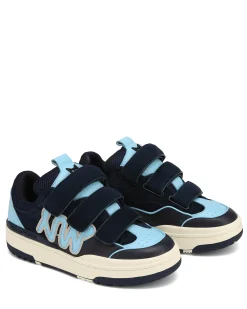 Atlanta Suede/Leather/Mesh Blue<Naked Wolfe Sale
