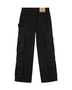 Baggy Pocket Cargo Pants Black<Naked Wolfe Store