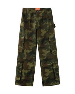 Baggy Pocket Cargo Pants Camo<Naked Wolfe Best Sale