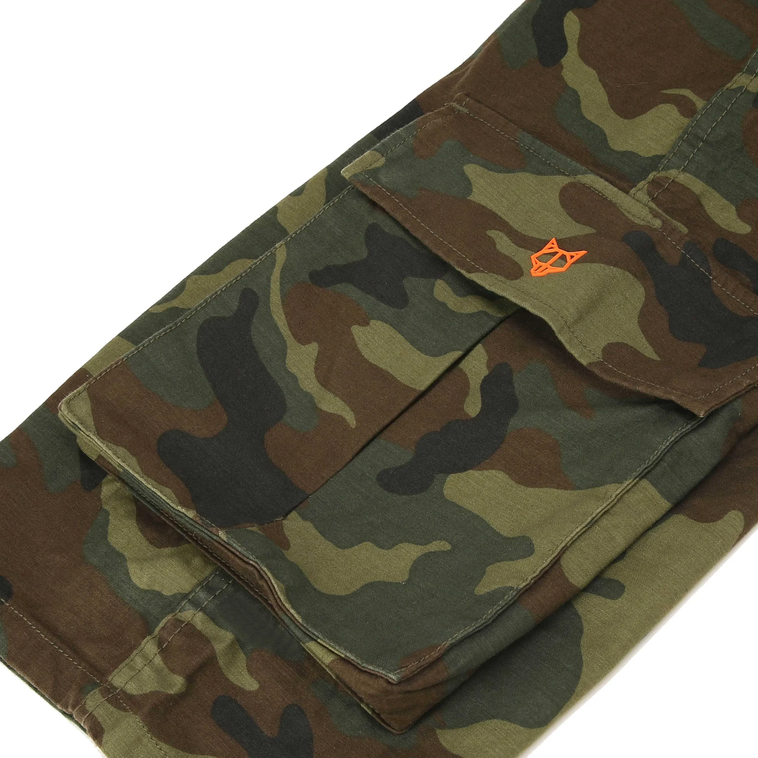 Baggy Pocket Cargo Pants Camo<Naked Wolfe Best Sale