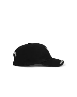Baseball Cap Pure Black<Naked Wolfe Store