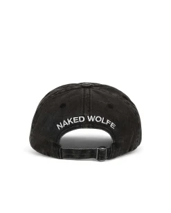 Baseball Cap Washed Black<Naked Wolfe Flash Sale