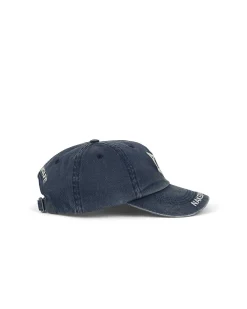 Baseball Cap Washed Blue<Naked Wolfe Store