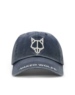 Baseball Cap Washed Blue<Naked Wolfe Store