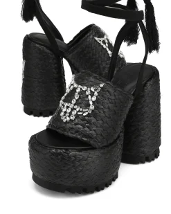 Beach Raffia Black<Naked Wolfe Store