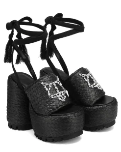 Beach Raffia Black<Naked Wolfe Store