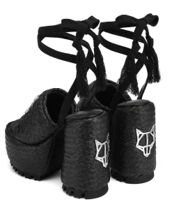 Beach Raffia Black<Naked Wolfe Store