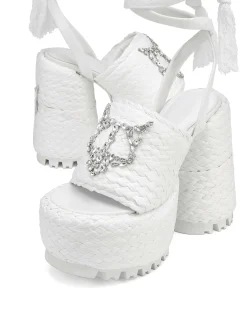 Beach Raffia White<Naked Wolfe Shop