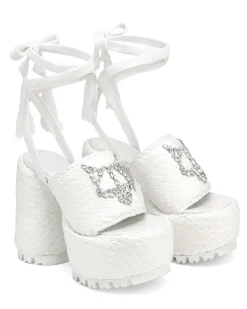 Beach Raffia White<Naked Wolfe Shop