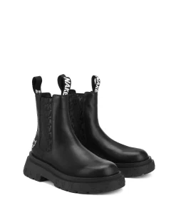 Caution Black Leather<Naked Wolfe New