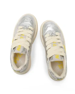 Crash Foil Leather Silver<Naked Wolfe Flash Sale