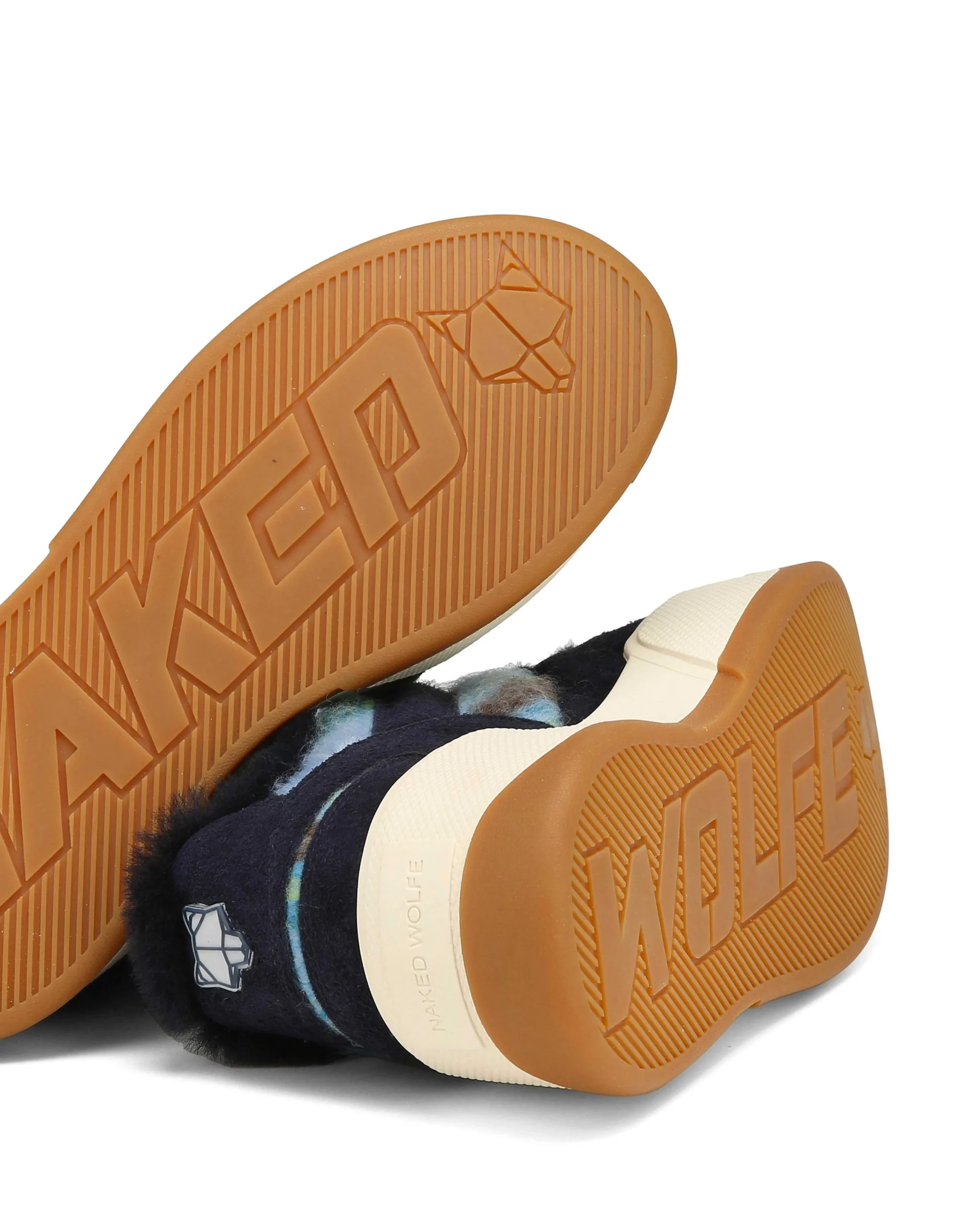 Crash Hairy Cow Suede/Wool Blue<Naked Wolfe Hot