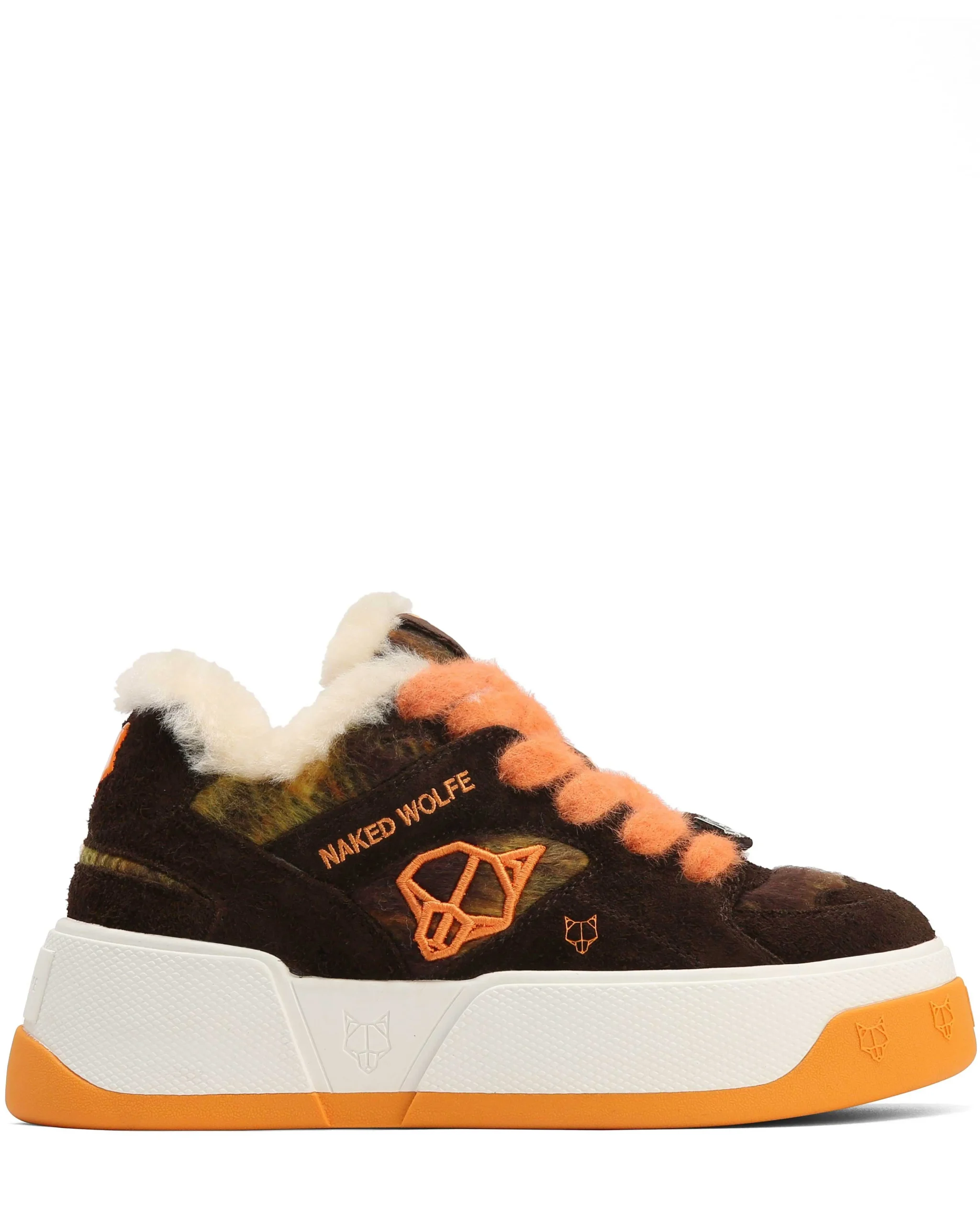 Crash Hairy Cow Suede/Wool Orange<Naked Wolfe Clearance