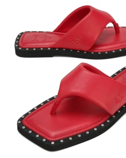 Danni Dark Red Leather<Naked Wolfe Outlet