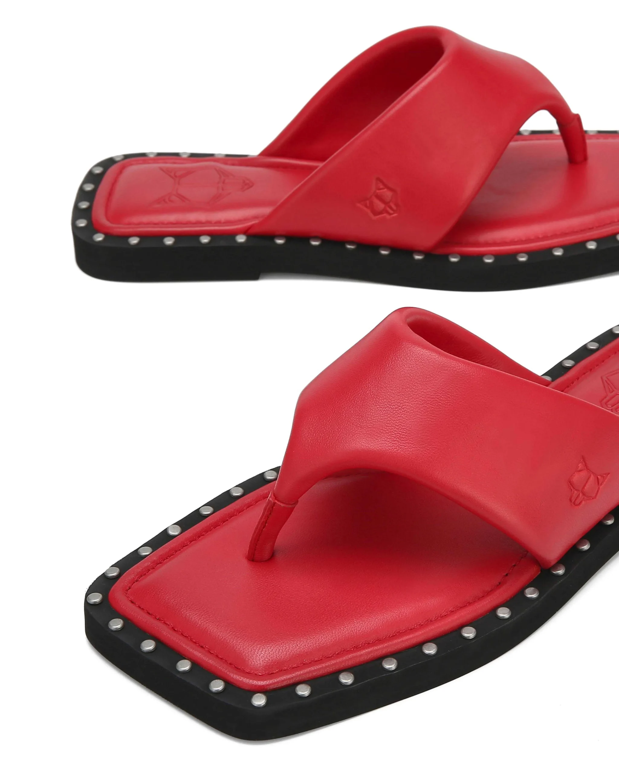 Danni Dark Red Leather<Naked Wolfe Outlet