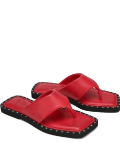 Danni Dark Red Leather<Naked Wolfe Outlet
