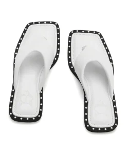 Danni White Leather<Naked Wolfe Clearance