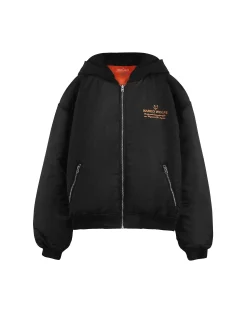 Double Sided Bomber Jacket Black/Orange<Naked Wolfe Store