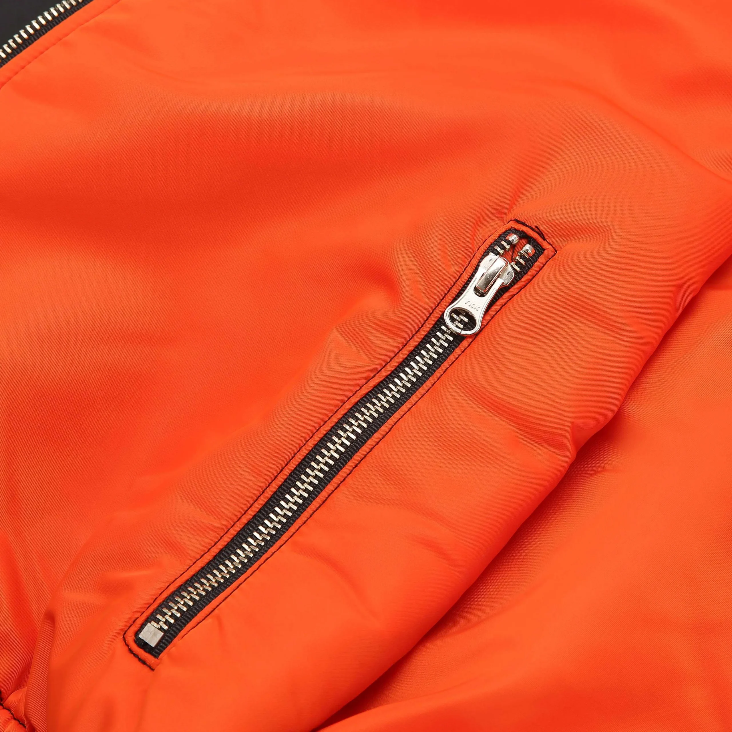 Double Sided Bomber Jacket Black/Orange<Naked Wolfe Store