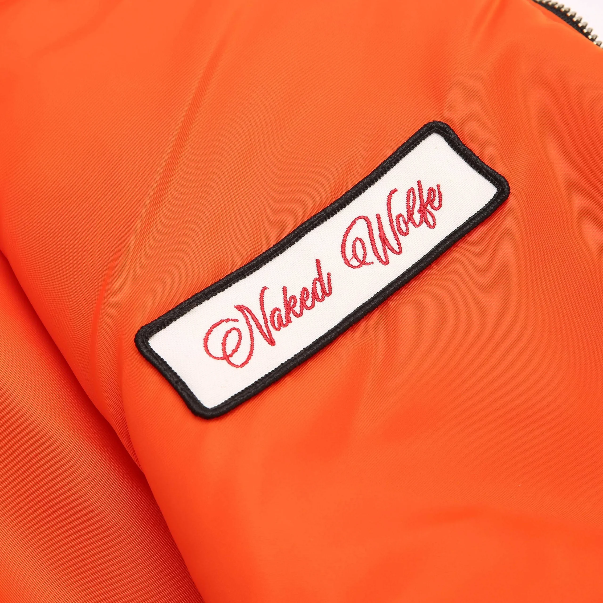 Double Sided Bomber Jacket Black/Orange<Naked Wolfe Store