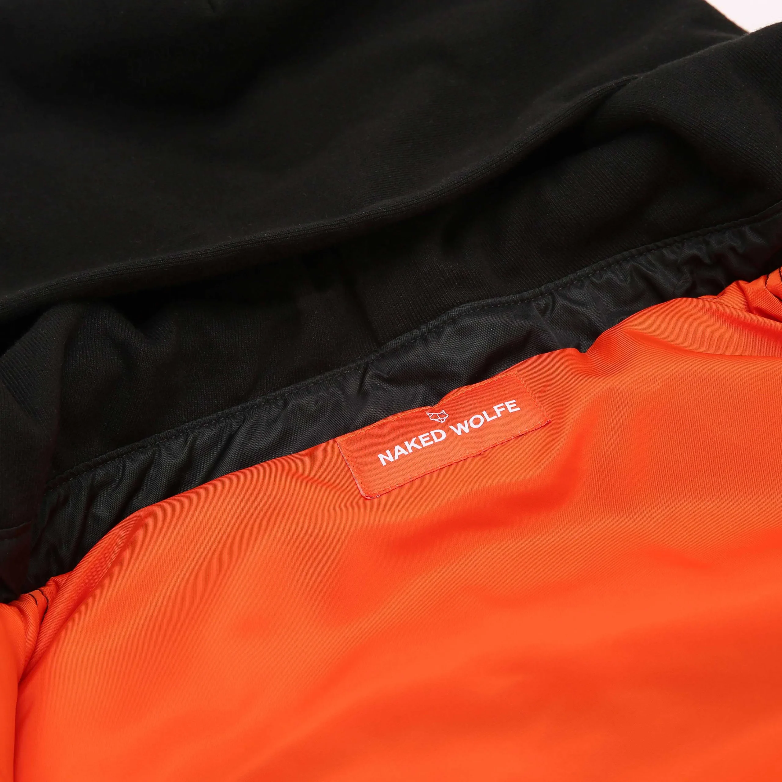 Double Sided Bomber Jacket Black/Orange<Naked Wolfe Store