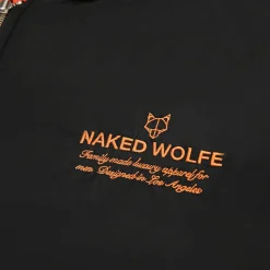 Double Sided Bomber Jacket Black/Orange<Naked Wolfe Store