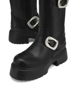 Earth Cow Leather Black<Naked Wolfe Cheap