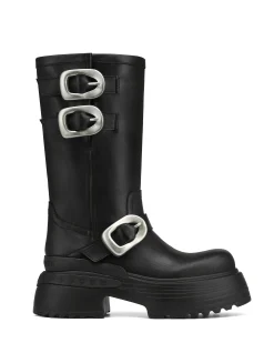 Earth Cow Leather Black<Naked Wolfe Cheap