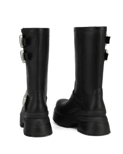 Earth Cow Leather Black<Naked Wolfe Cheap