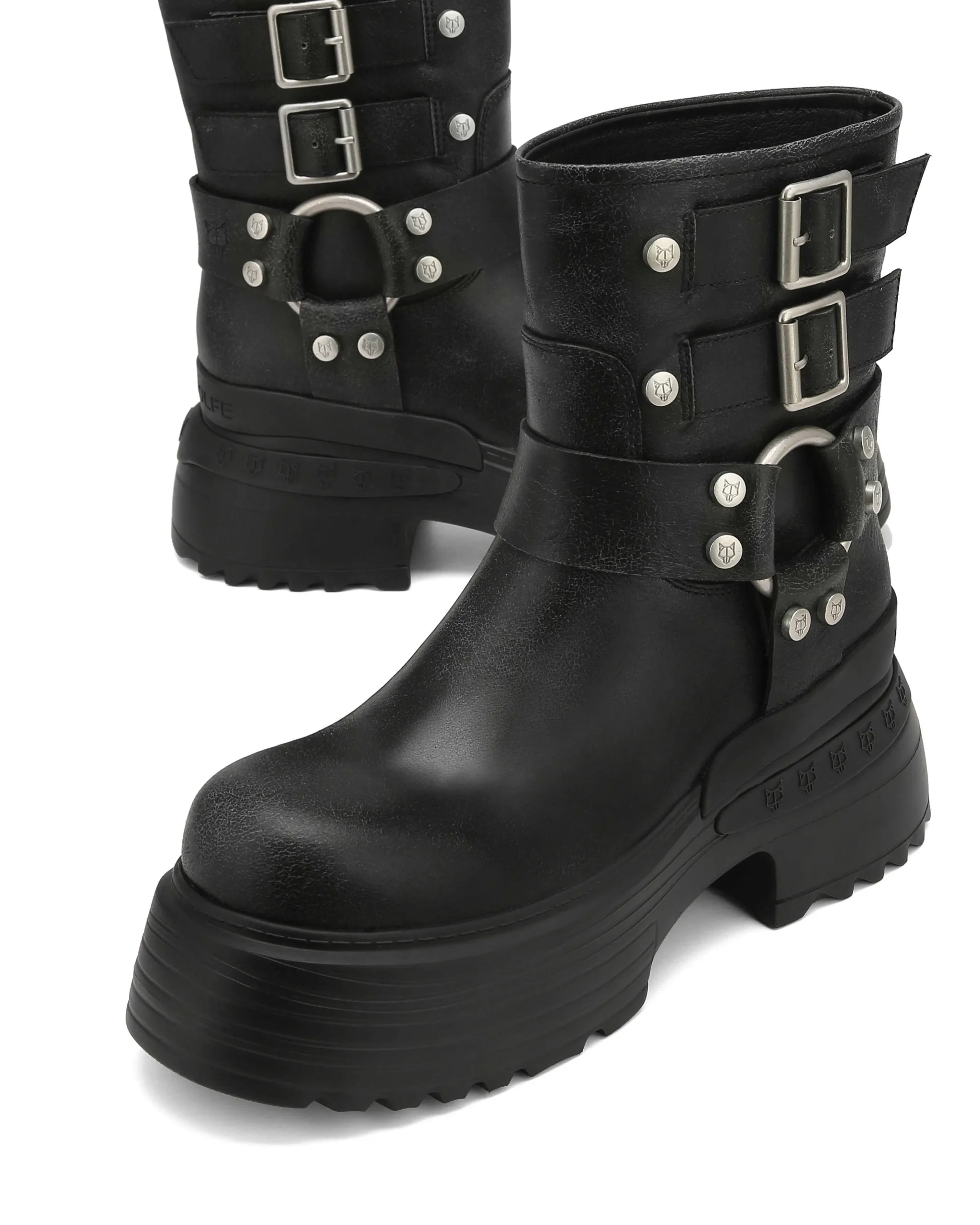 Eclipse Black Leather<Naked Wolfe Best Sale
