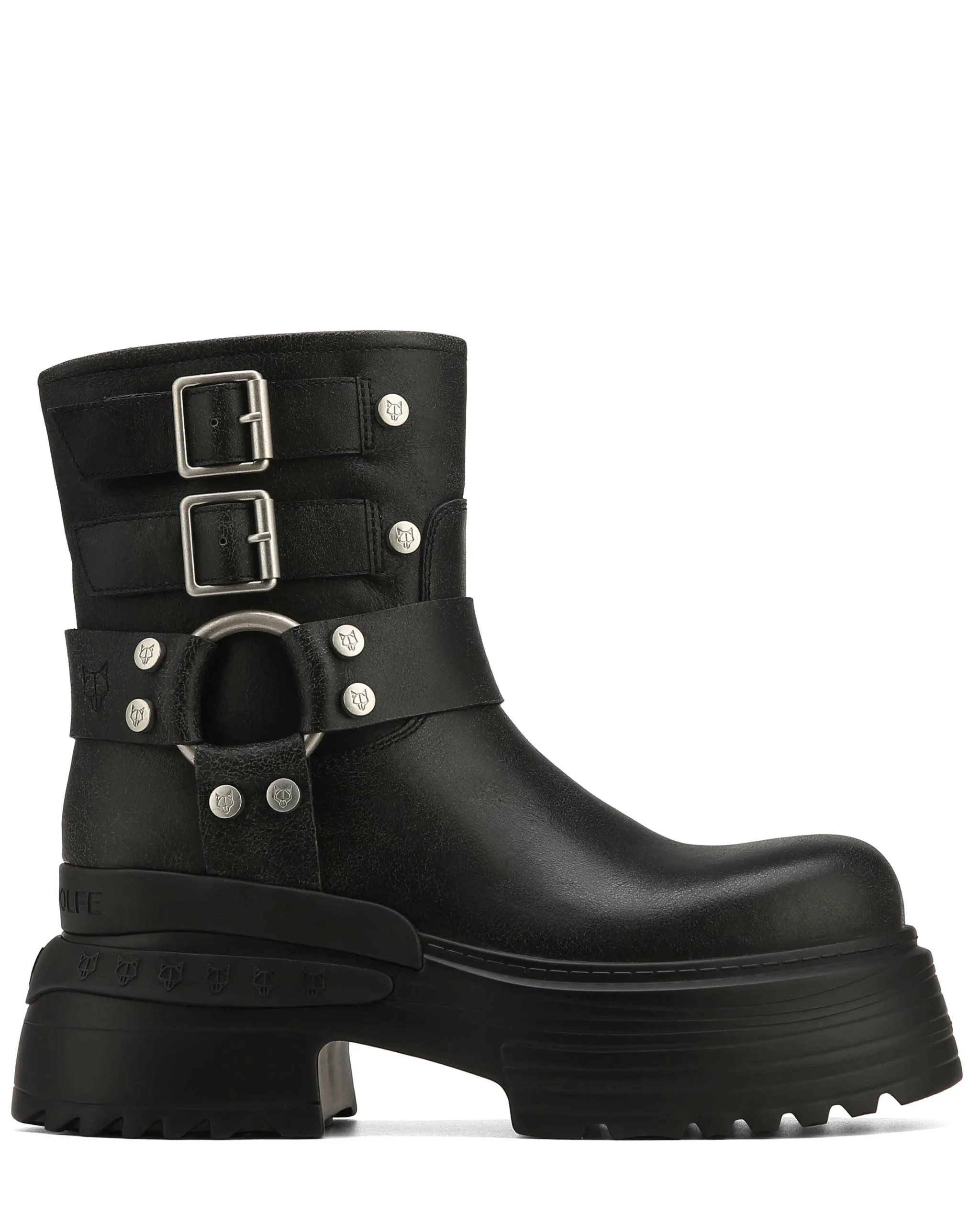 Eclipse Black Leather<Naked Wolfe Best Sale