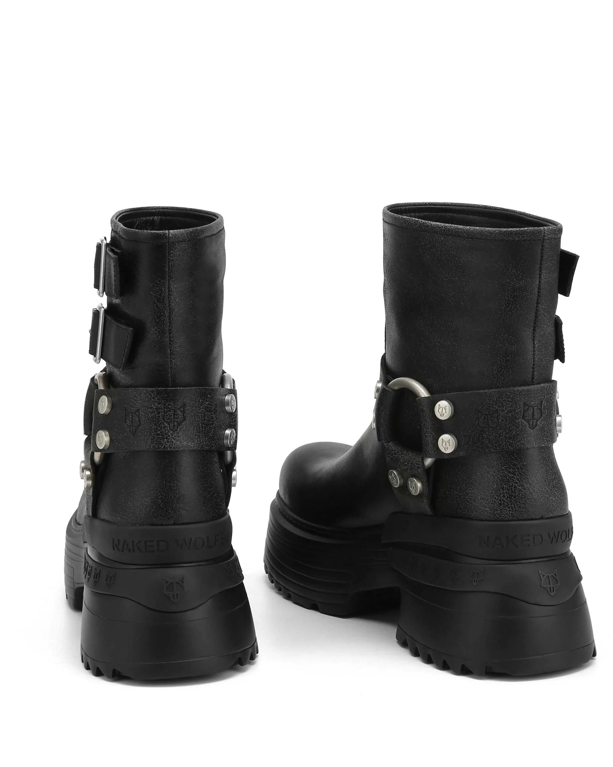 Eclipse Black Leather<Naked Wolfe Best Sale