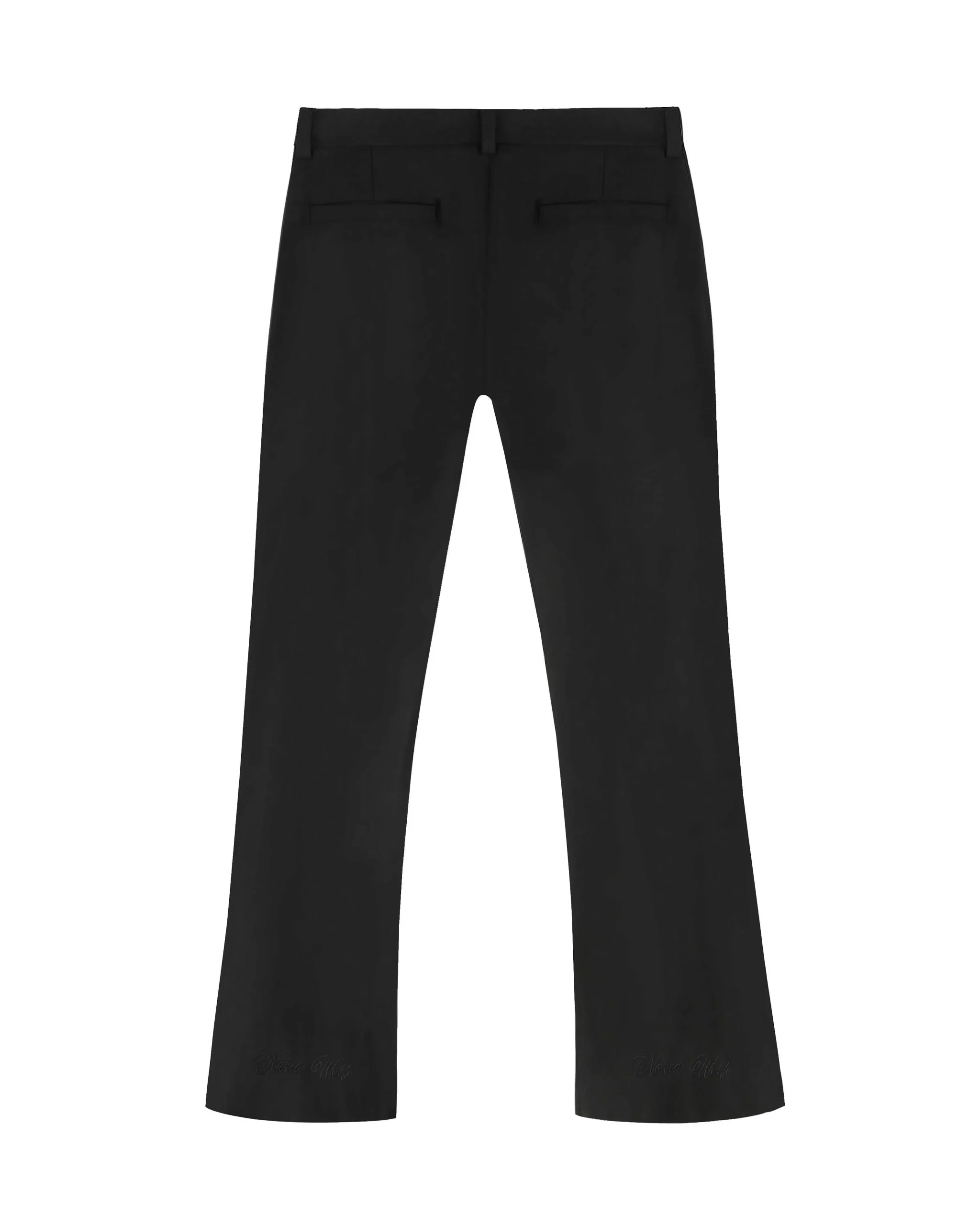 Flared Trousers Black Wool<Naked Wolfe Outlet