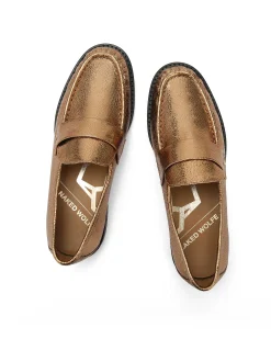 Goldie Foil Sheep Leather Gold<Naked Wolfe New