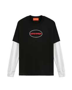 Gothic Underlay Tee Black/White<Naked Wolfe Hot