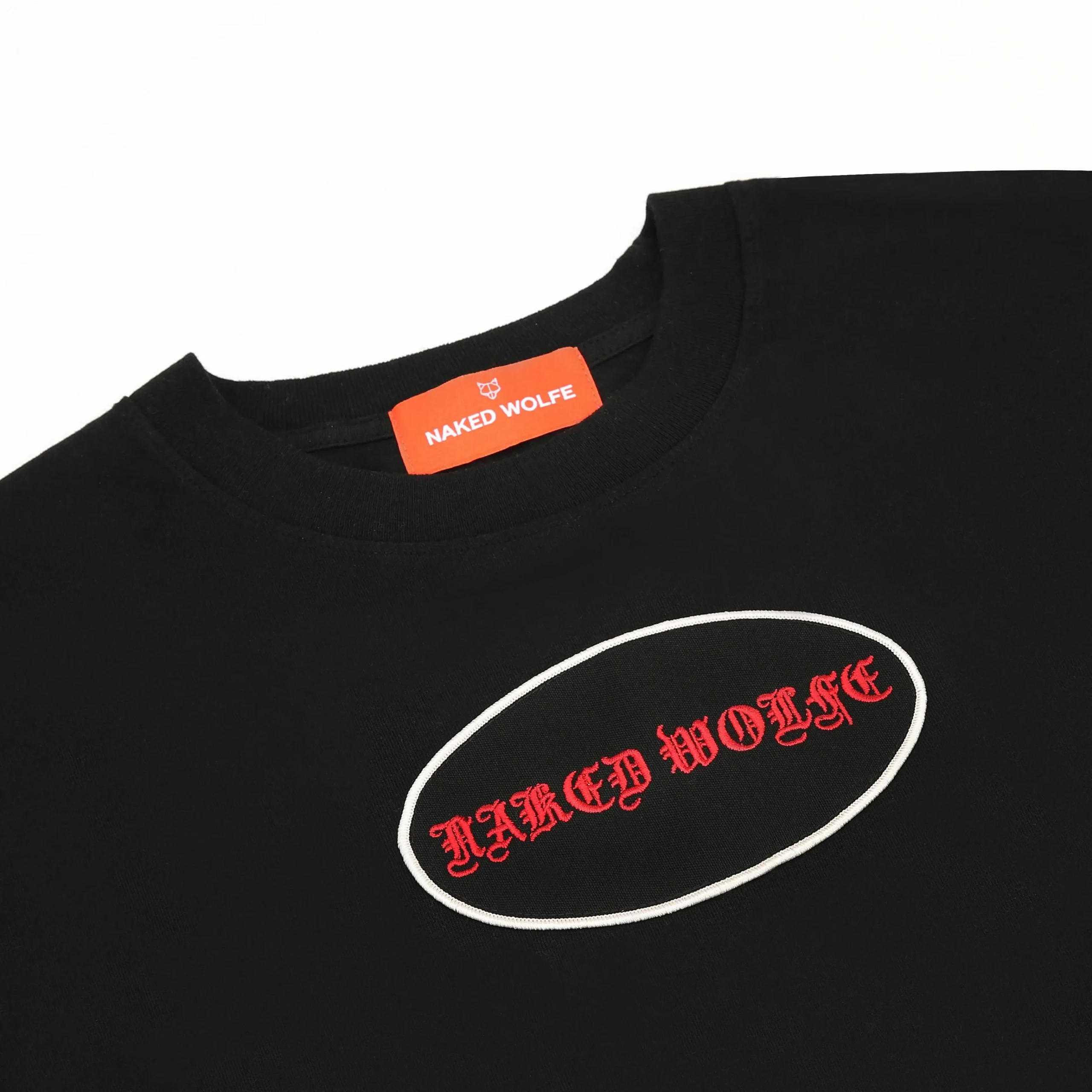 Gothic Underlay Tee Black/White<Naked Wolfe Hot