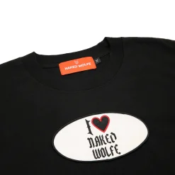 I Love T-Shirt Black<Naked Wolfe New