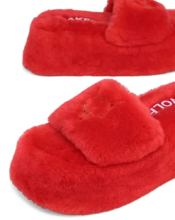 Ivy Shearling Red<Naked Wolfe Store