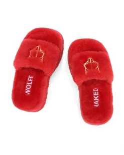 Ivy Shearling Red<Naked Wolfe Store