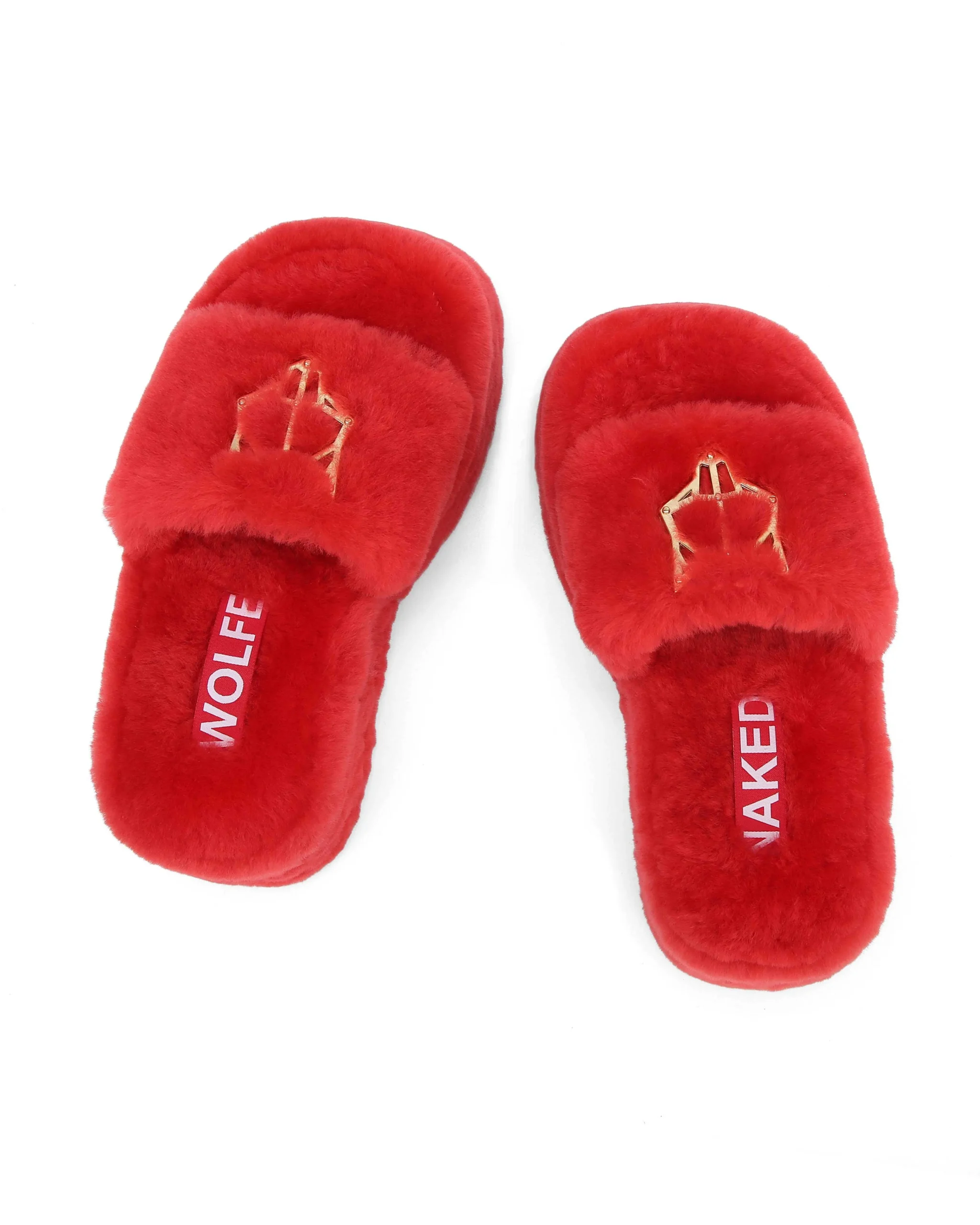 Ivy Shearling Red<Naked Wolfe Store