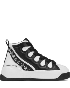 King Black/White Leather<Naked Wolfe Outlet