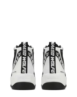 King Black/White Leather<Naked Wolfe Outlet