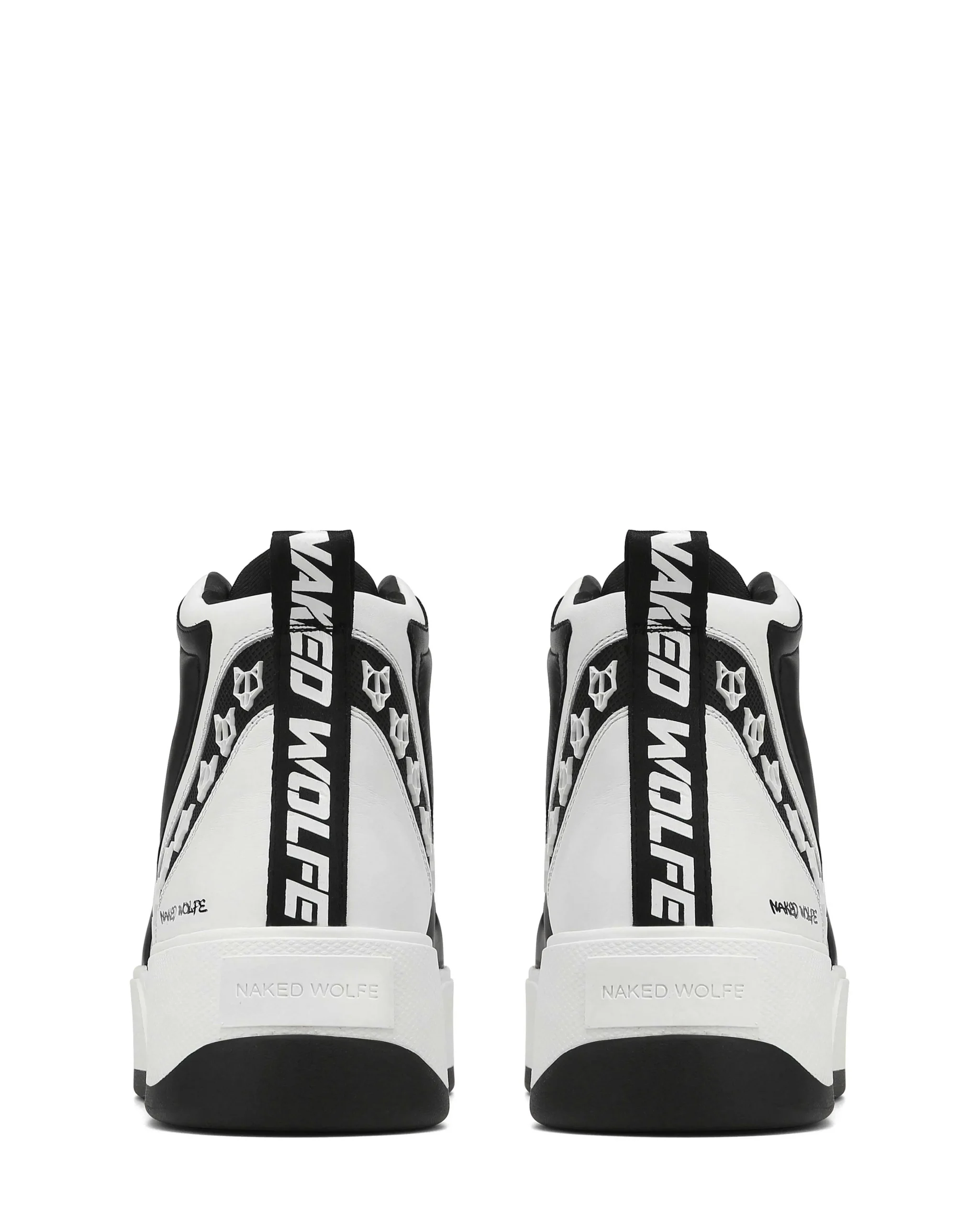 King Black/White Leather<Naked Wolfe Outlet