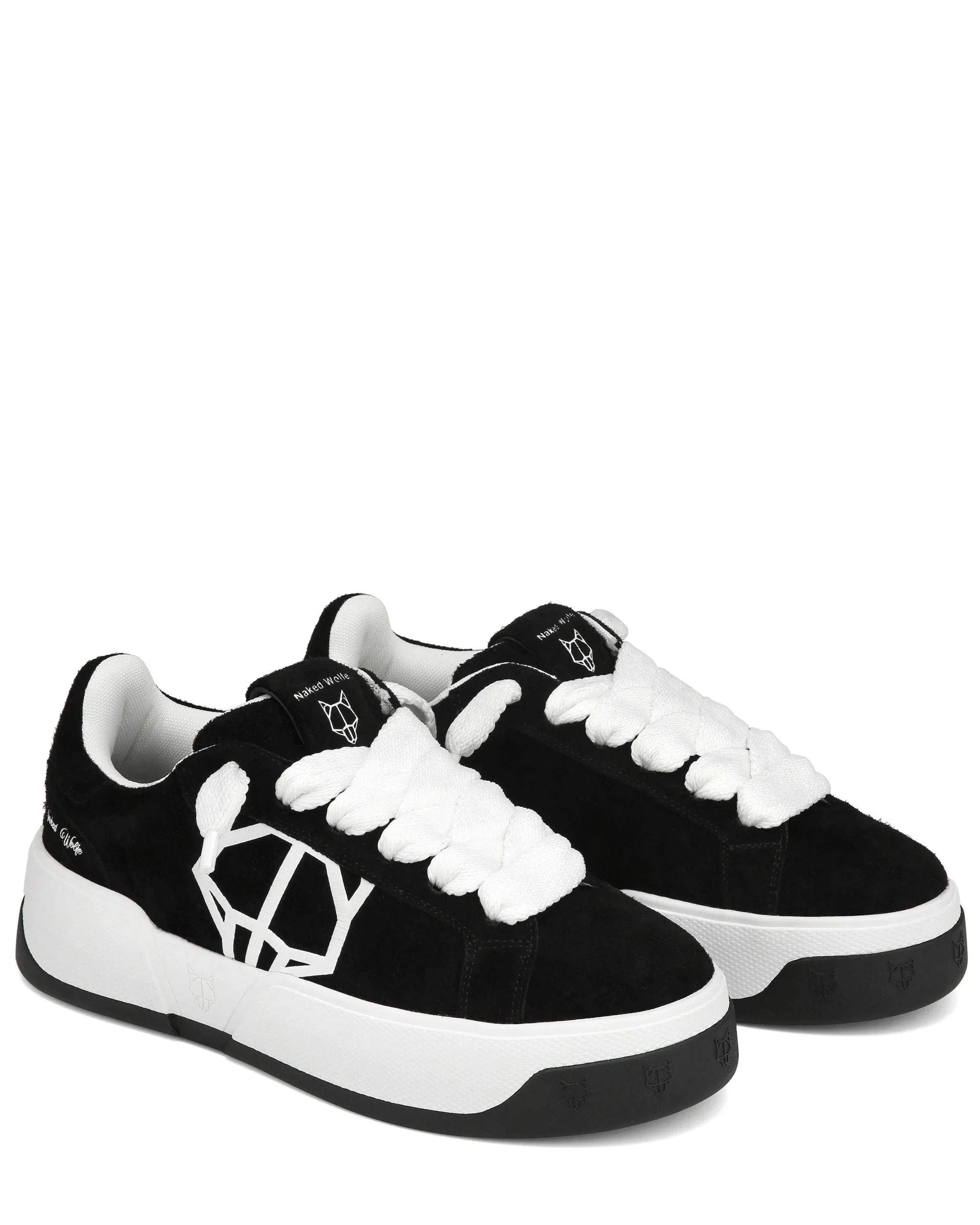 Kray Hairy Cow Suede Black/White<Naked Wolfe Store