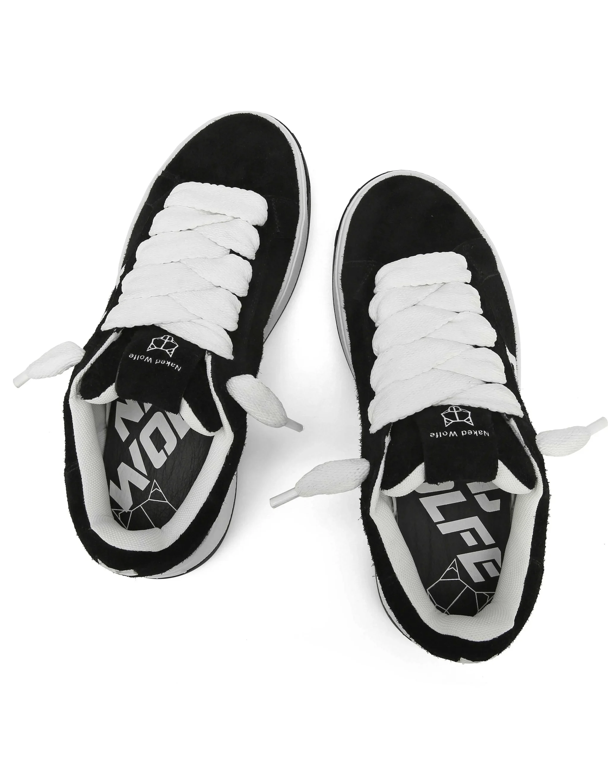 Kray Hairy Cow Suede Black/White<Naked Wolfe Store
