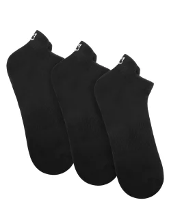 3 Pack Mens Egyptian Cotton Ankle Socks Black<Naked Wolfe Best Sale